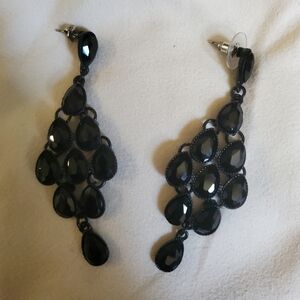 Black Dangle Earrings
